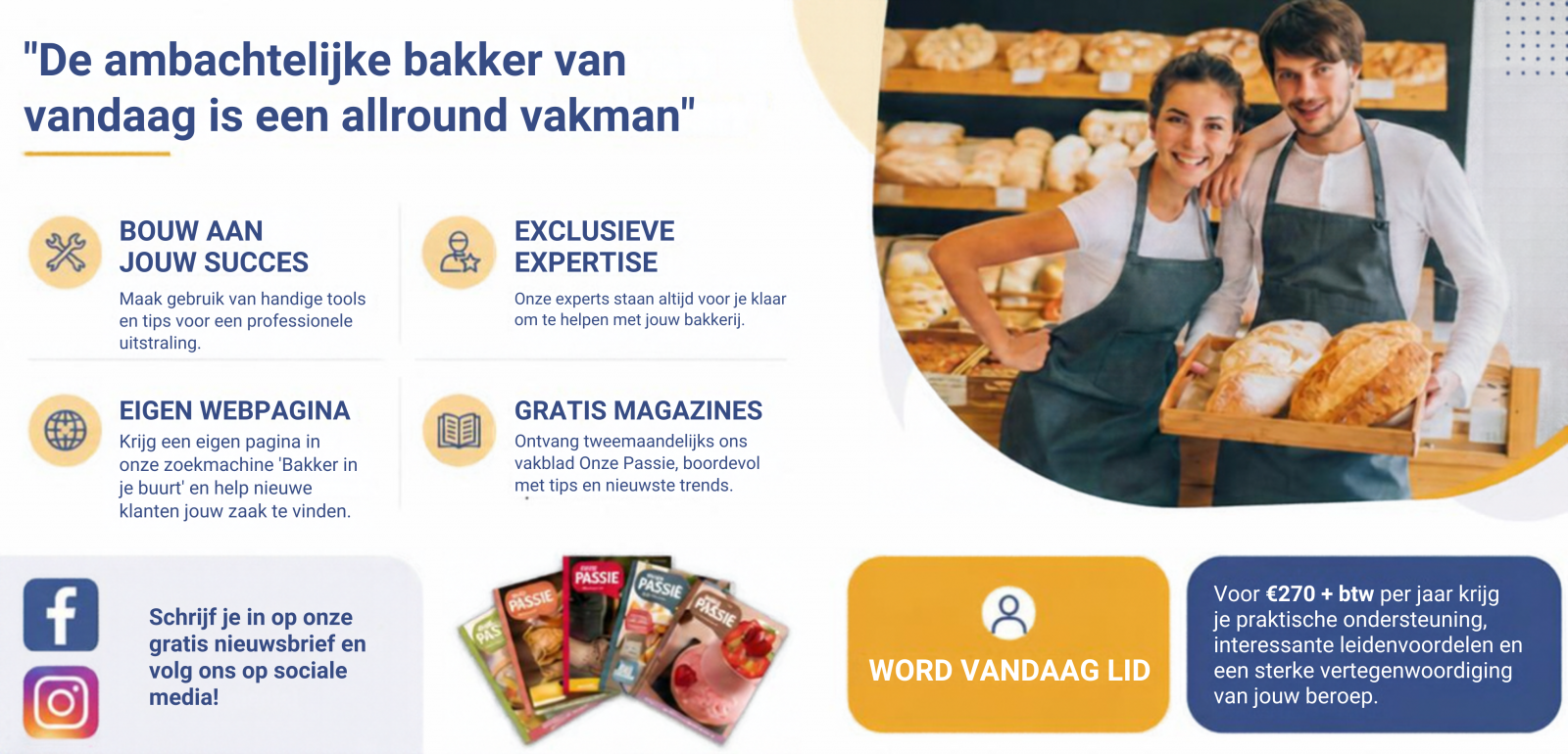 De voordelen van een lidmaatschap bij Bakkers Vlaanderen