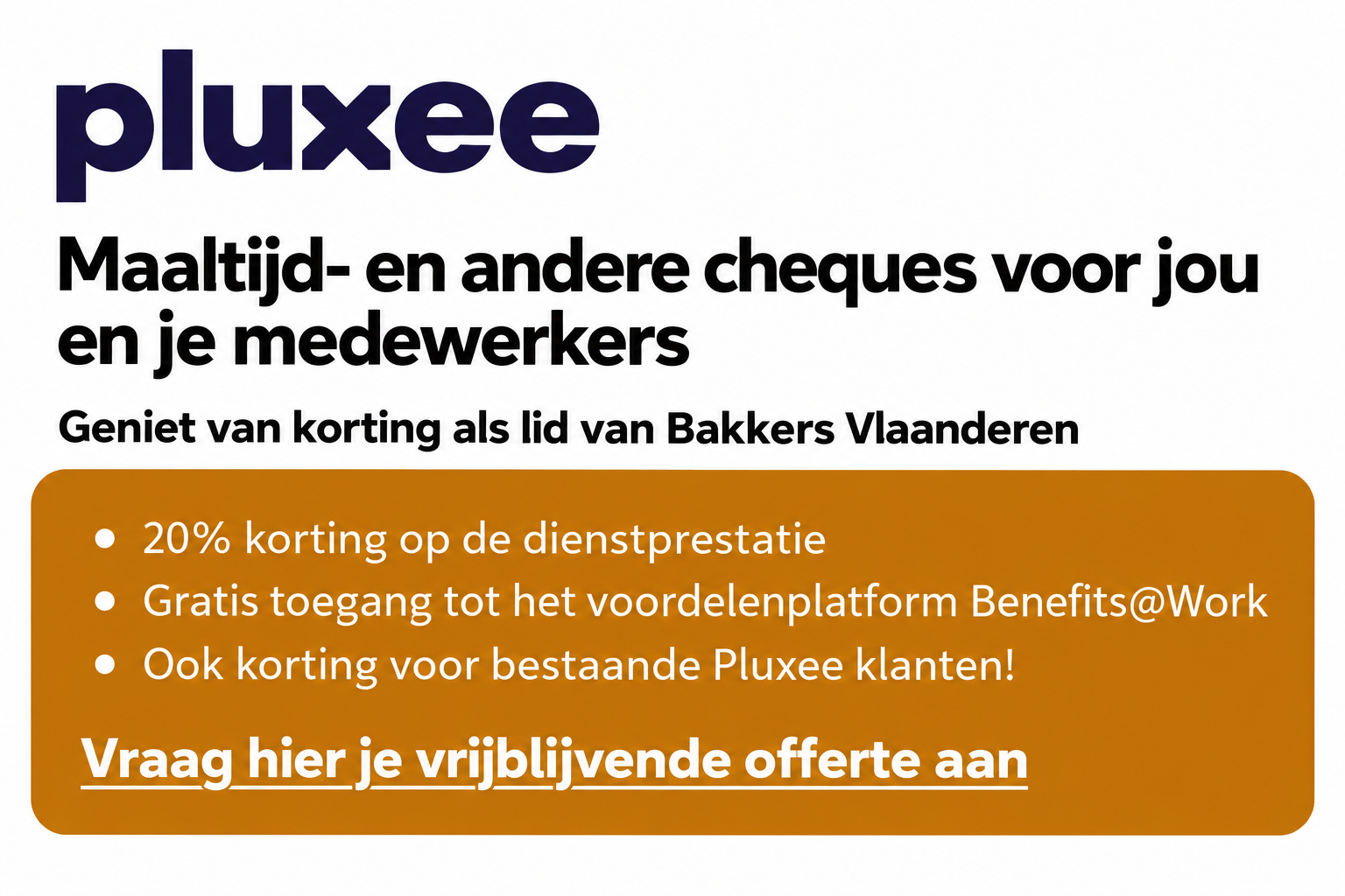 Maaltijdcheques ledendeal